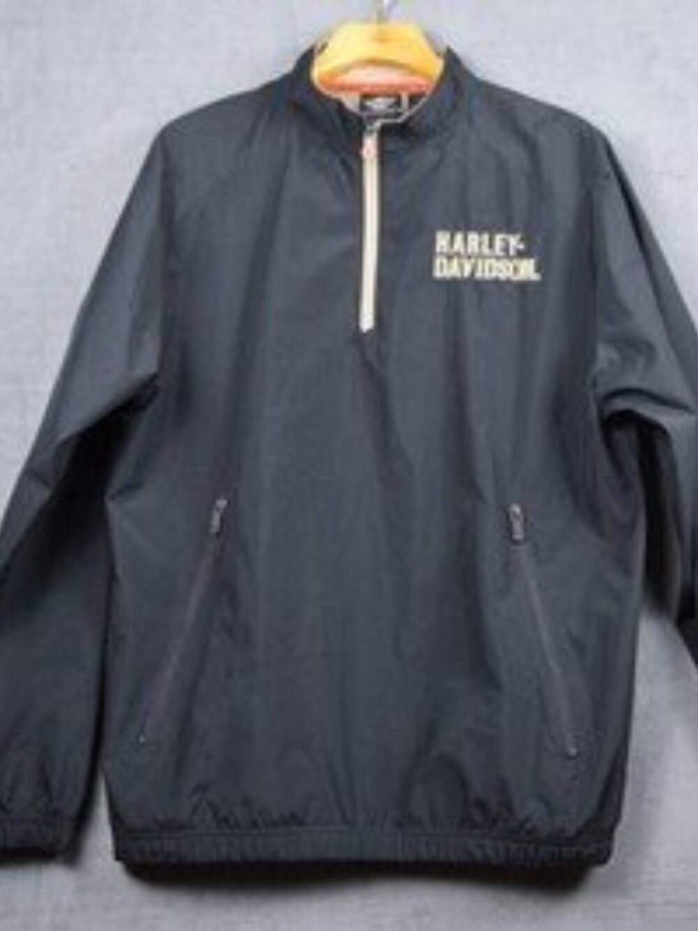 Harley-Davidson Windbreaker Jacket Black Size L